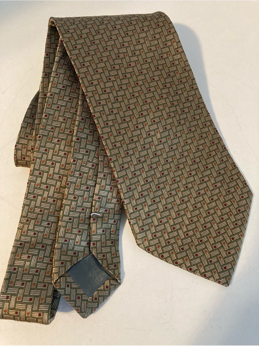 Seigo Katsuraga N.Y. Limited Edition 100% Silk Tie - Picture 4 of 5